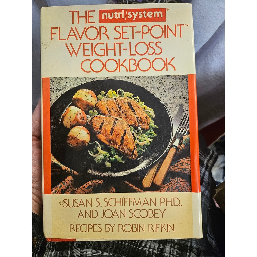 Nutri/System Flavor Set-Point Weight-Loss Cookbook Vintage Hardcover Schiffman